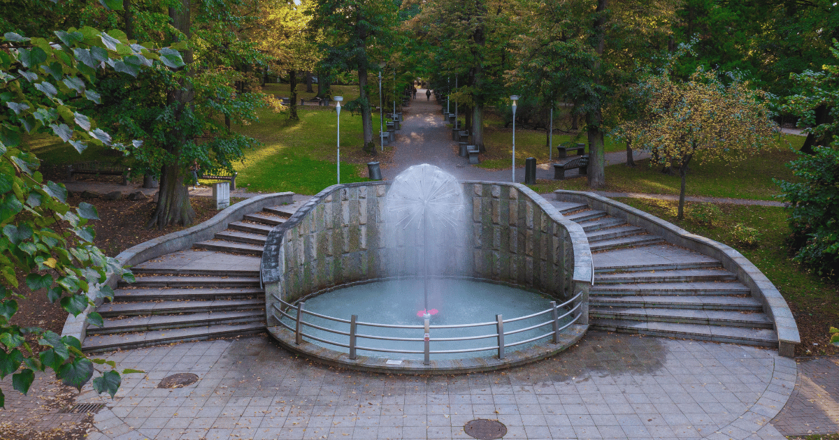 Na zdjęciu Miejskie strefy wypoczynku i zieleni